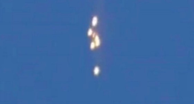 Spettacolare avvistamento UFO  nella regione di Astrakhan, Russia