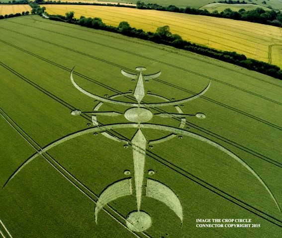 crop circle Clearbury Ring836