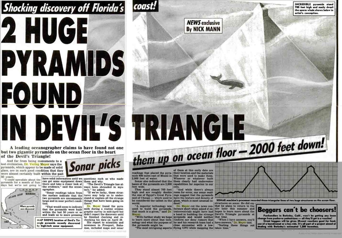 Risultati immagini per Crystal Pyramid in the Bermuda Triangle